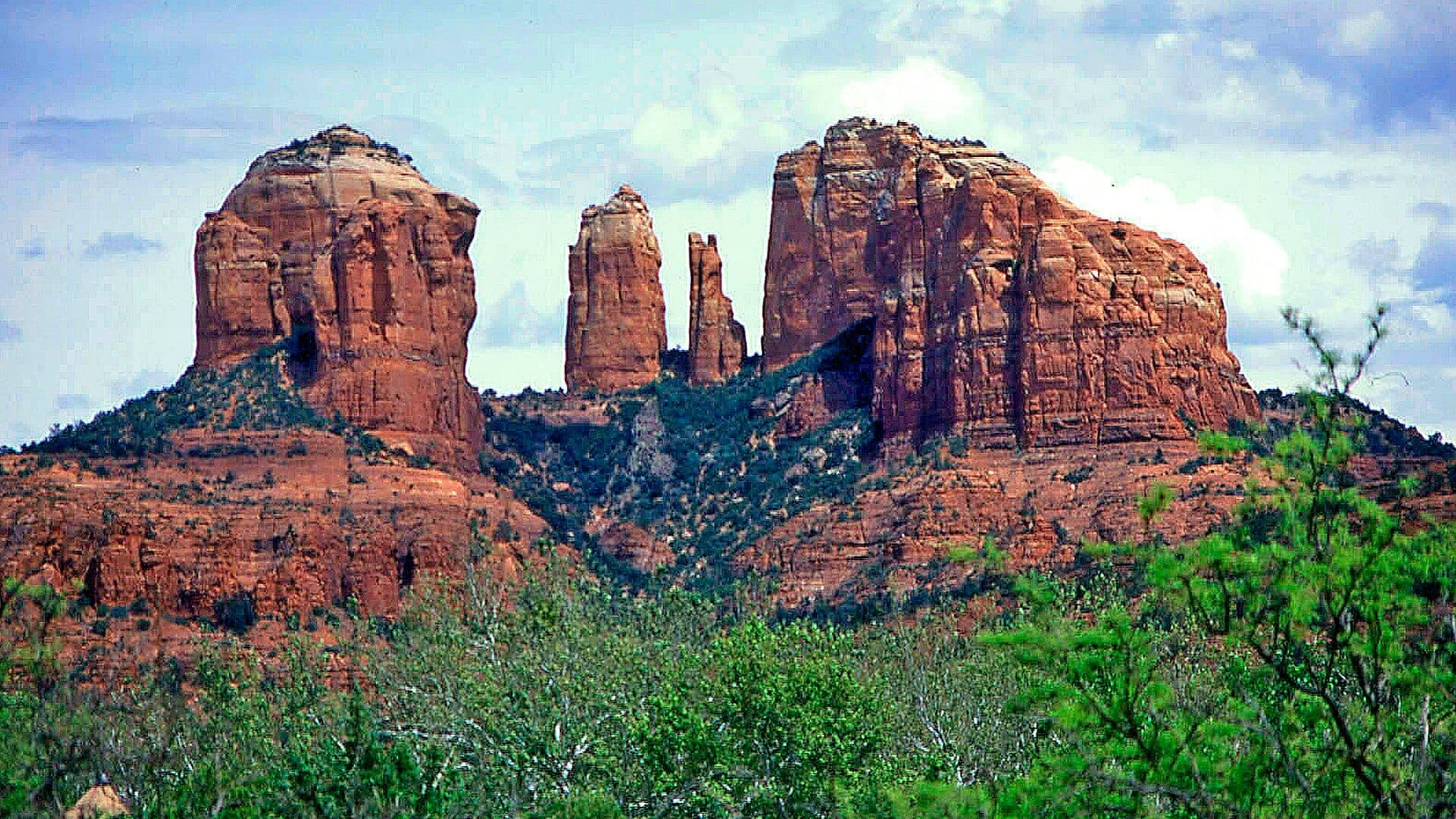 Oak Creek Canyon water and red rock country near Sedona Arizona