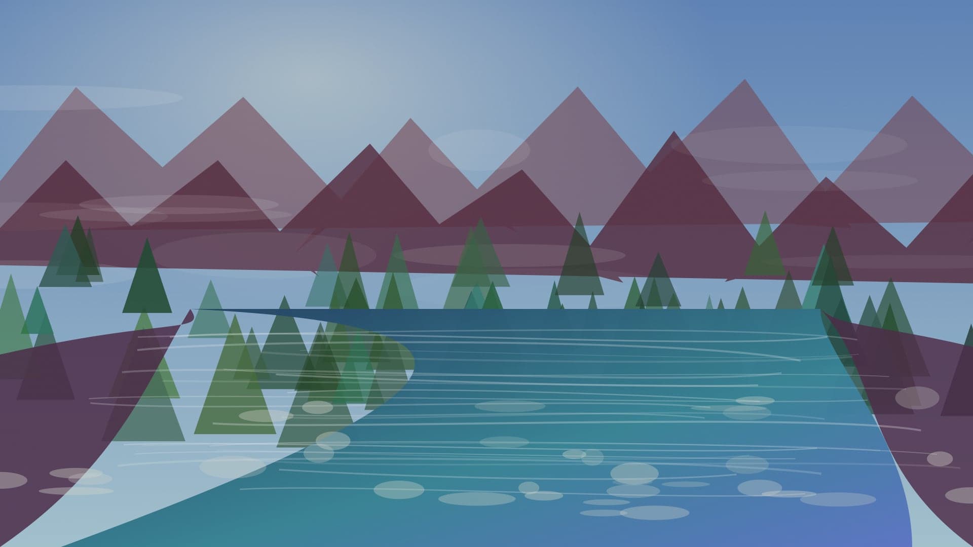 Generated regional Colorado river scene for South Platte River 11-Mile Canyon planning; not an exact location photo