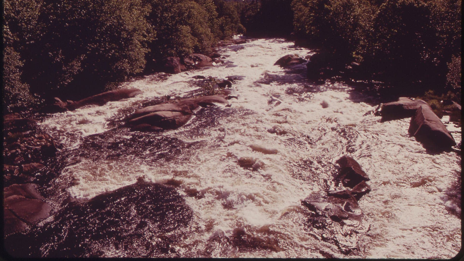 Magalloway River below Aziscohos Dam in western Maine