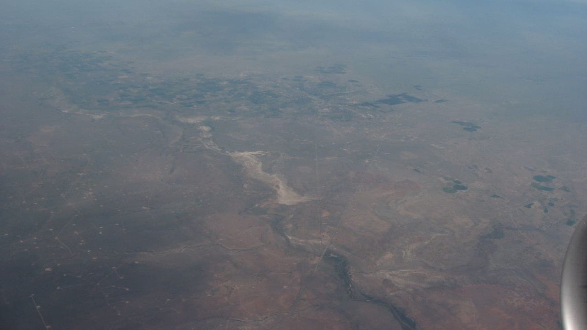 Pecos River water or watershed scenery in New Mexico