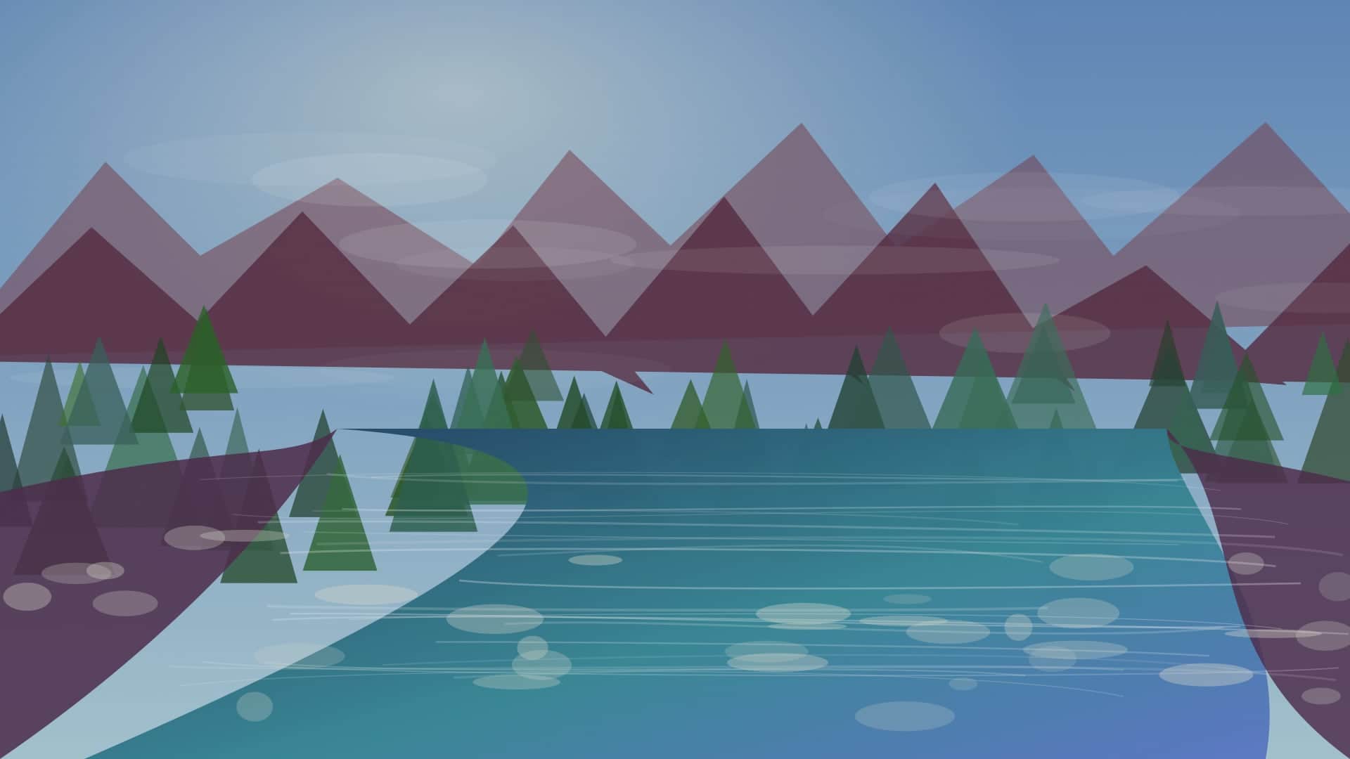 Generated regional Alaska river scene for Tsiu River planning; not an exact location photo