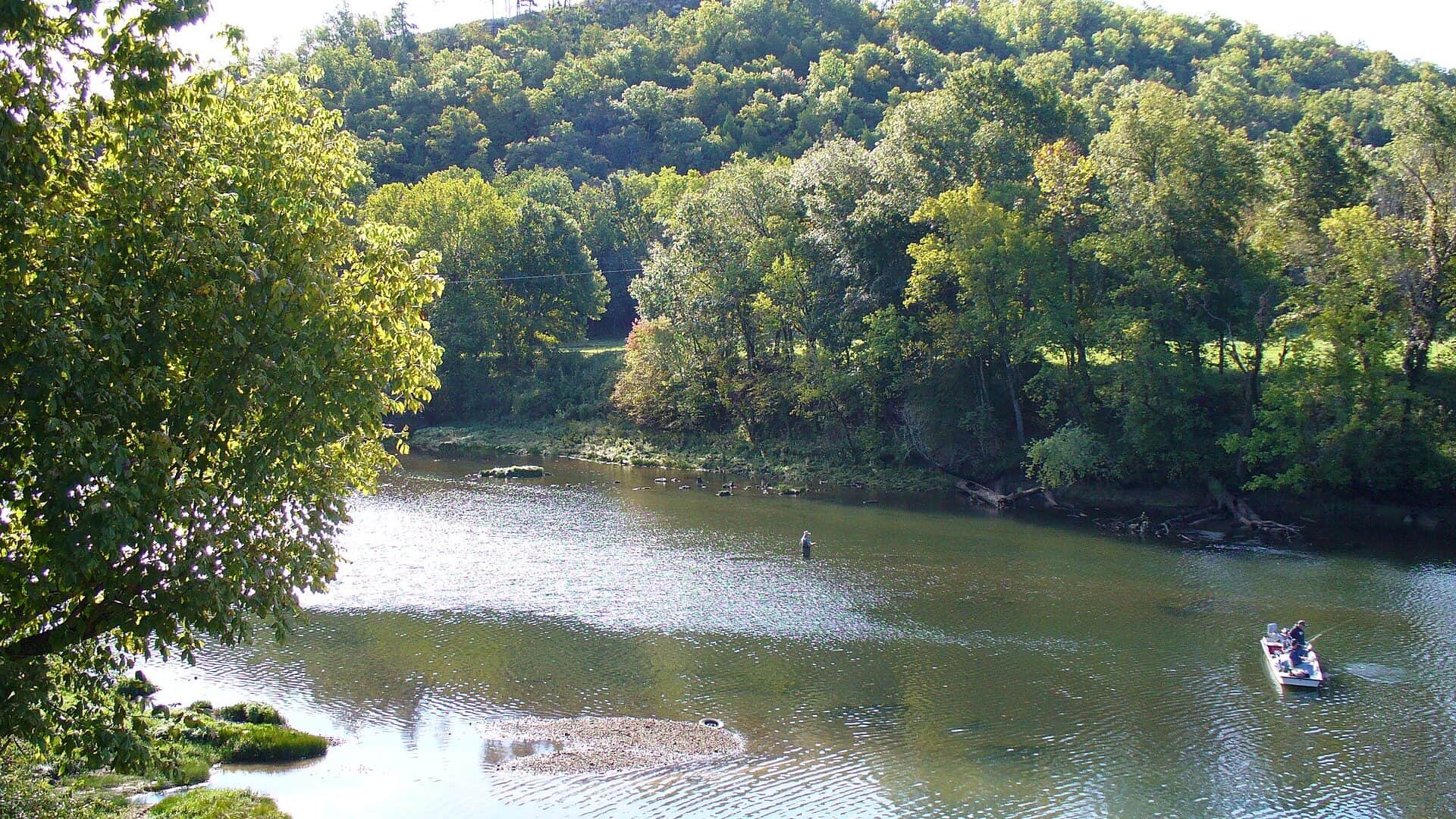 Norfork Tailwater trout water in Arkansas