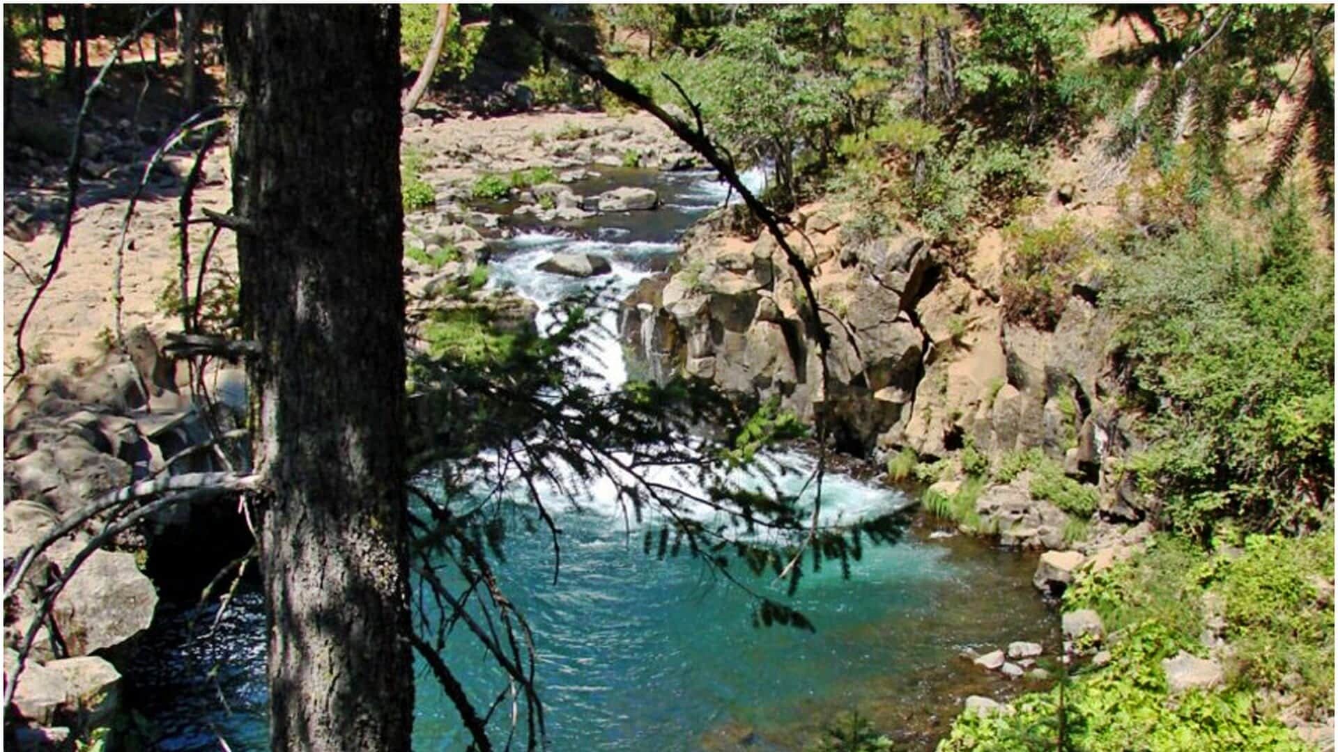 McCloud River water in northern California