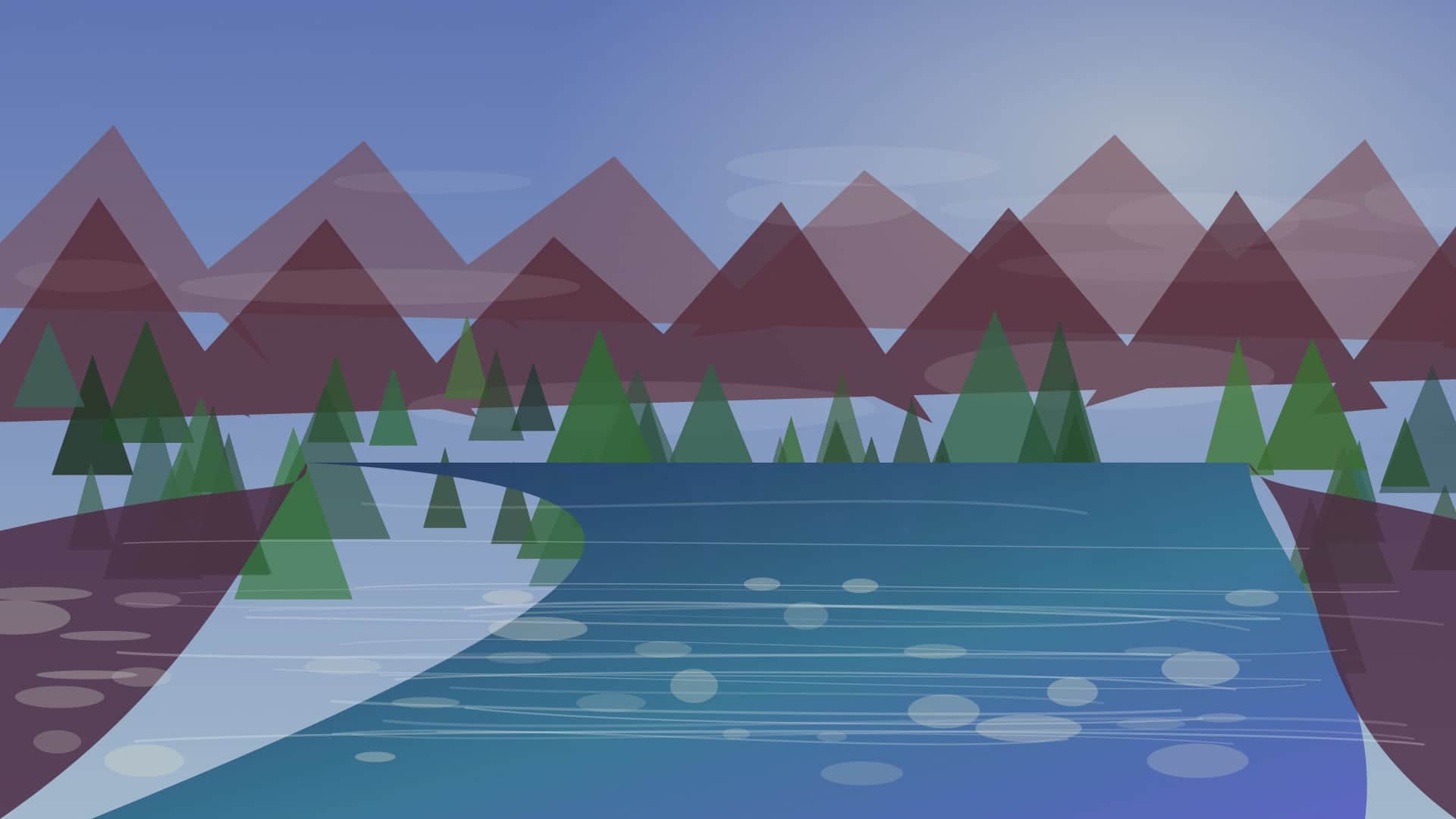 Generated regional northern California river scene used for Russian River planning