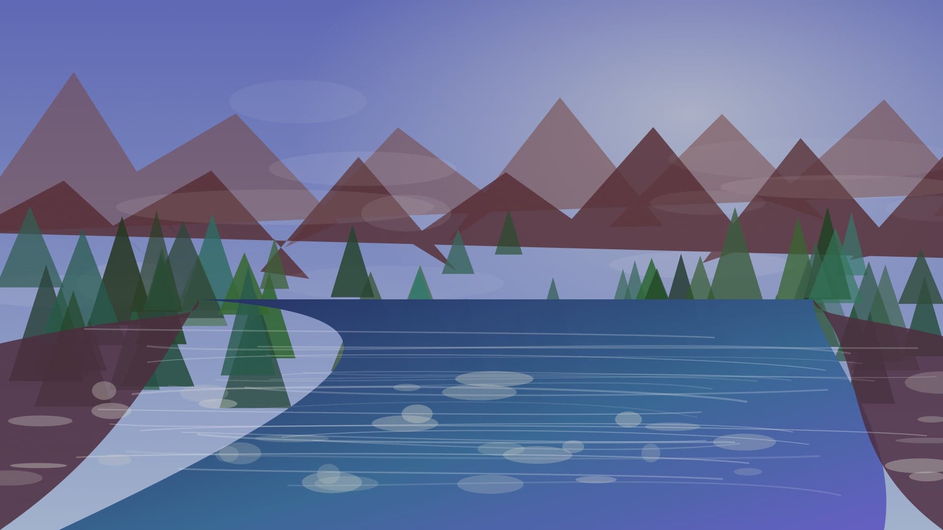 Generated regional Colorado river scene for Arkansas River Tailwater planning; not an exact location photo