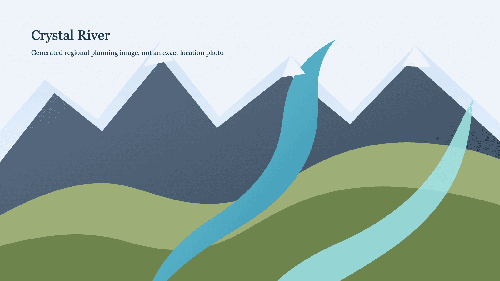 Generated high-country canyon river scene representing the Crystal River near Redstone