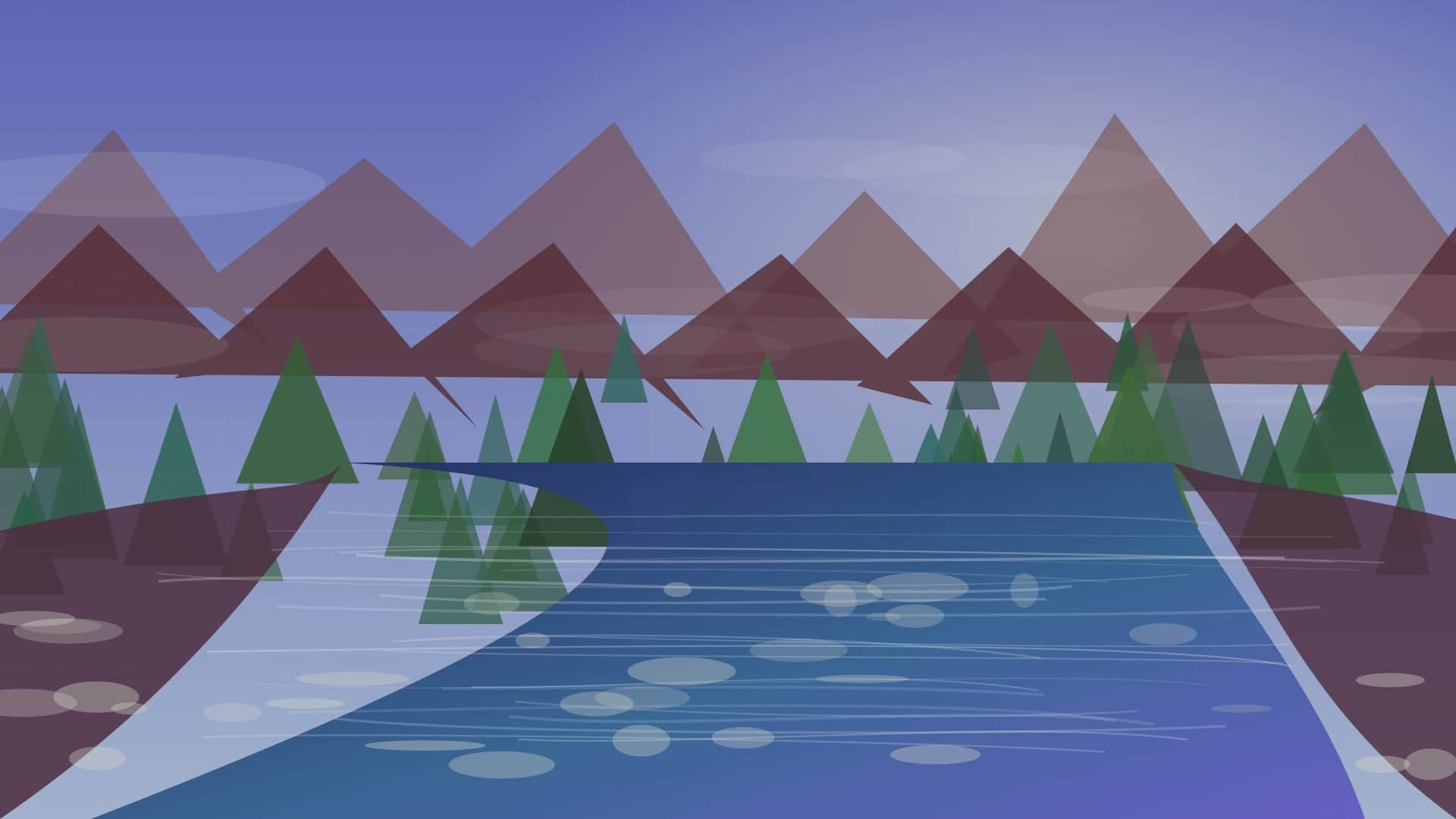Generated regional Colorado river scene for Middle Fork of the South Platte planning; not an exact location photo