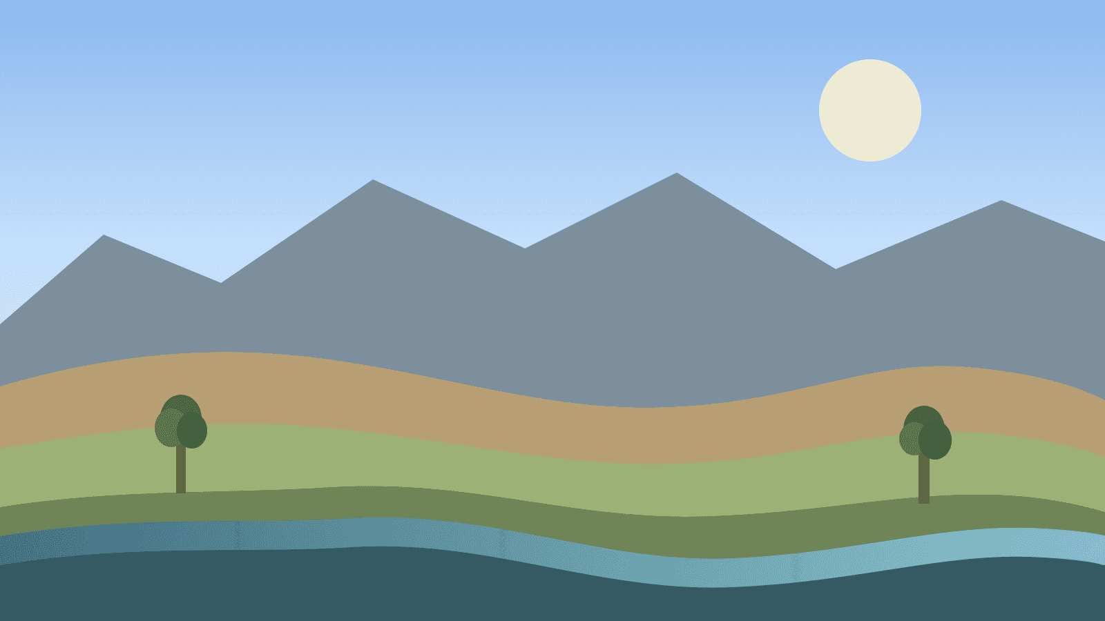 Generated broad western river valley scene representing the White River near Meeker, not an exact location photo