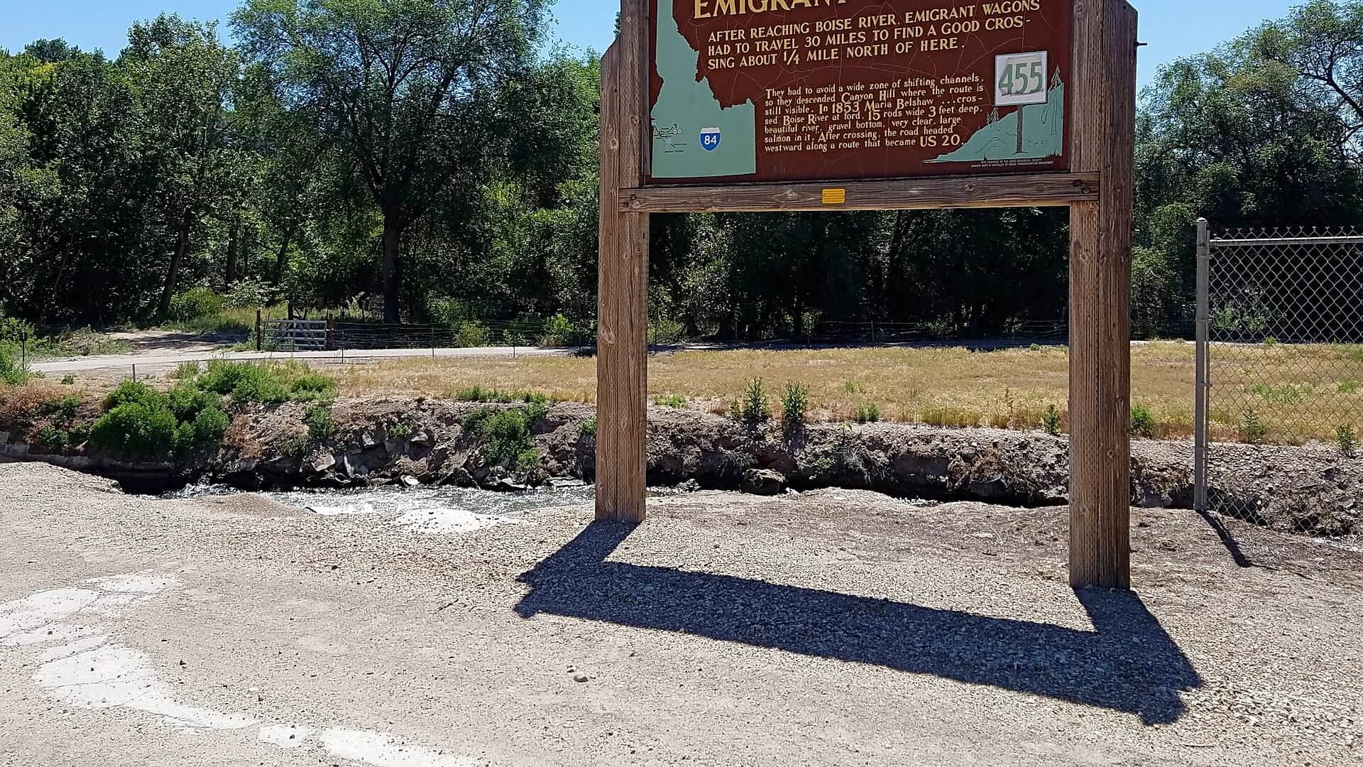 Boise River water or watershed scenery in Idaho