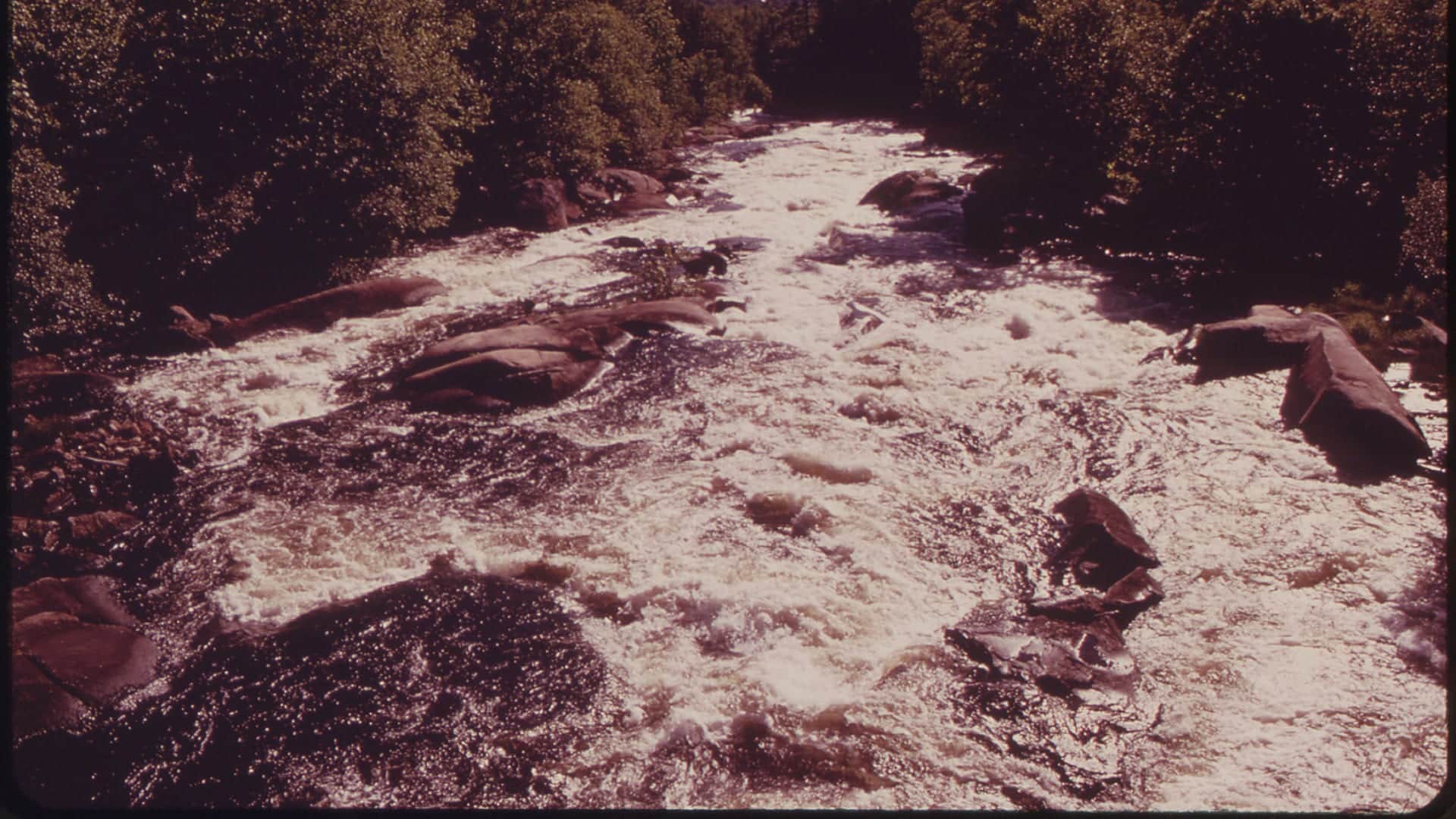 Magalloway River below Aziscohos Dam in western Maine