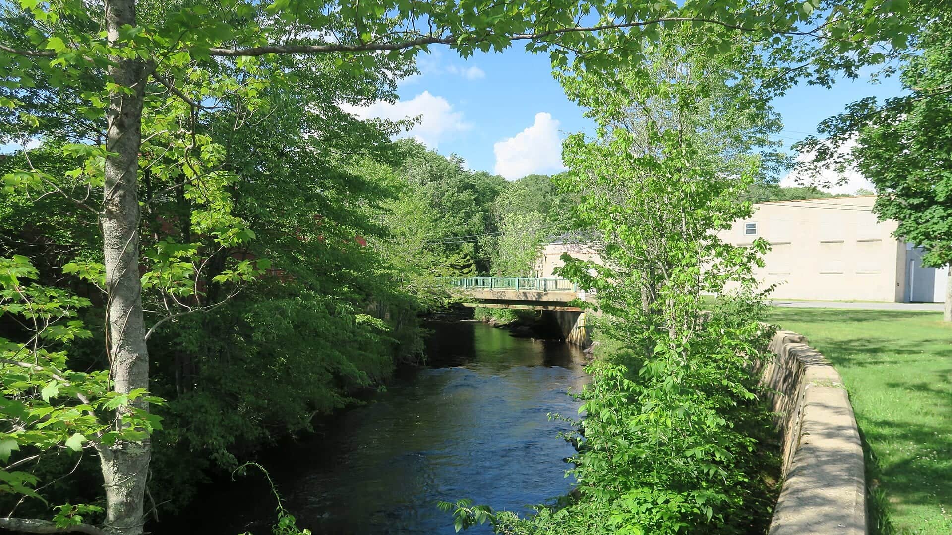 Millers River water or watershed scenery in Massachusetts