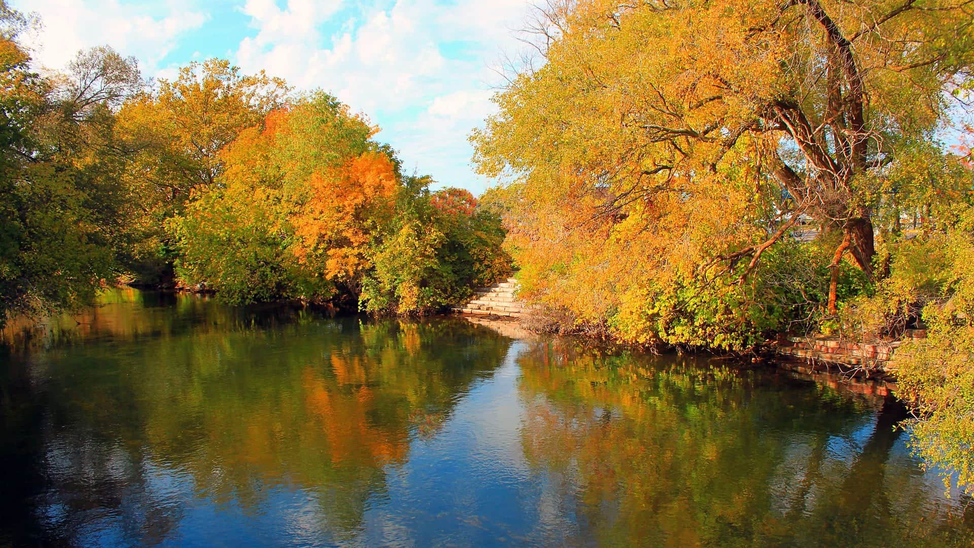 Boardman River at Traverse City Michigan