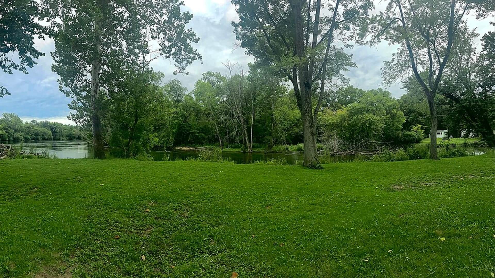 St. Joseph River water or watershed scenery in Michigan
