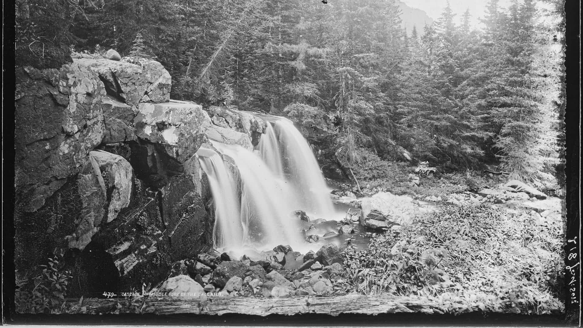 Cascade on the Gallatin River in Montana