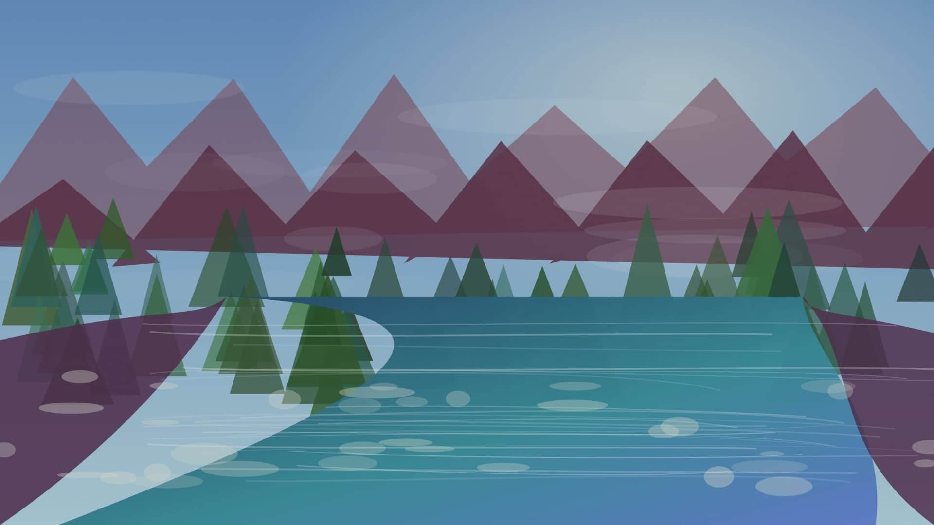 Generated regional New Hampshire river scene for Upper Connecticut River planning; not an exact location photo