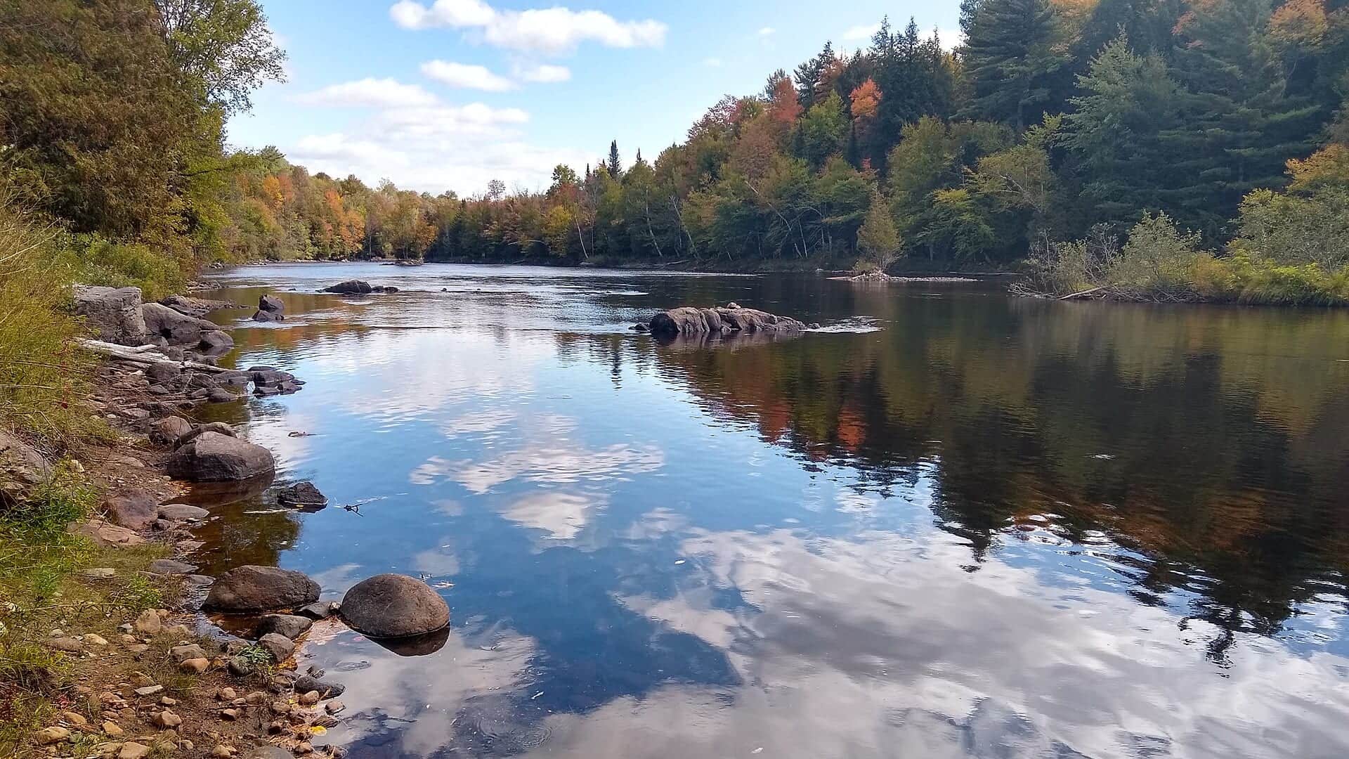 Saranac River near Redford New York
