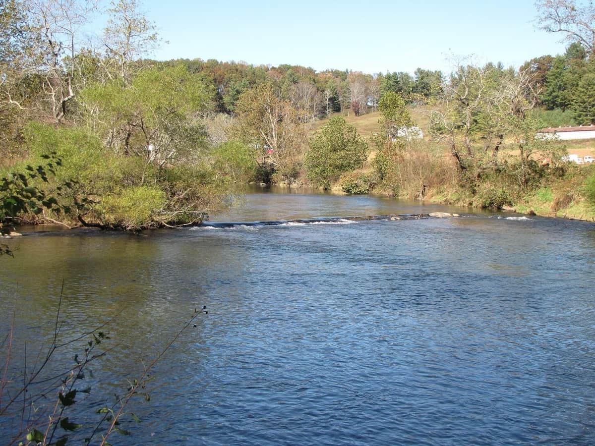 New River at New River State Park in North Carolina