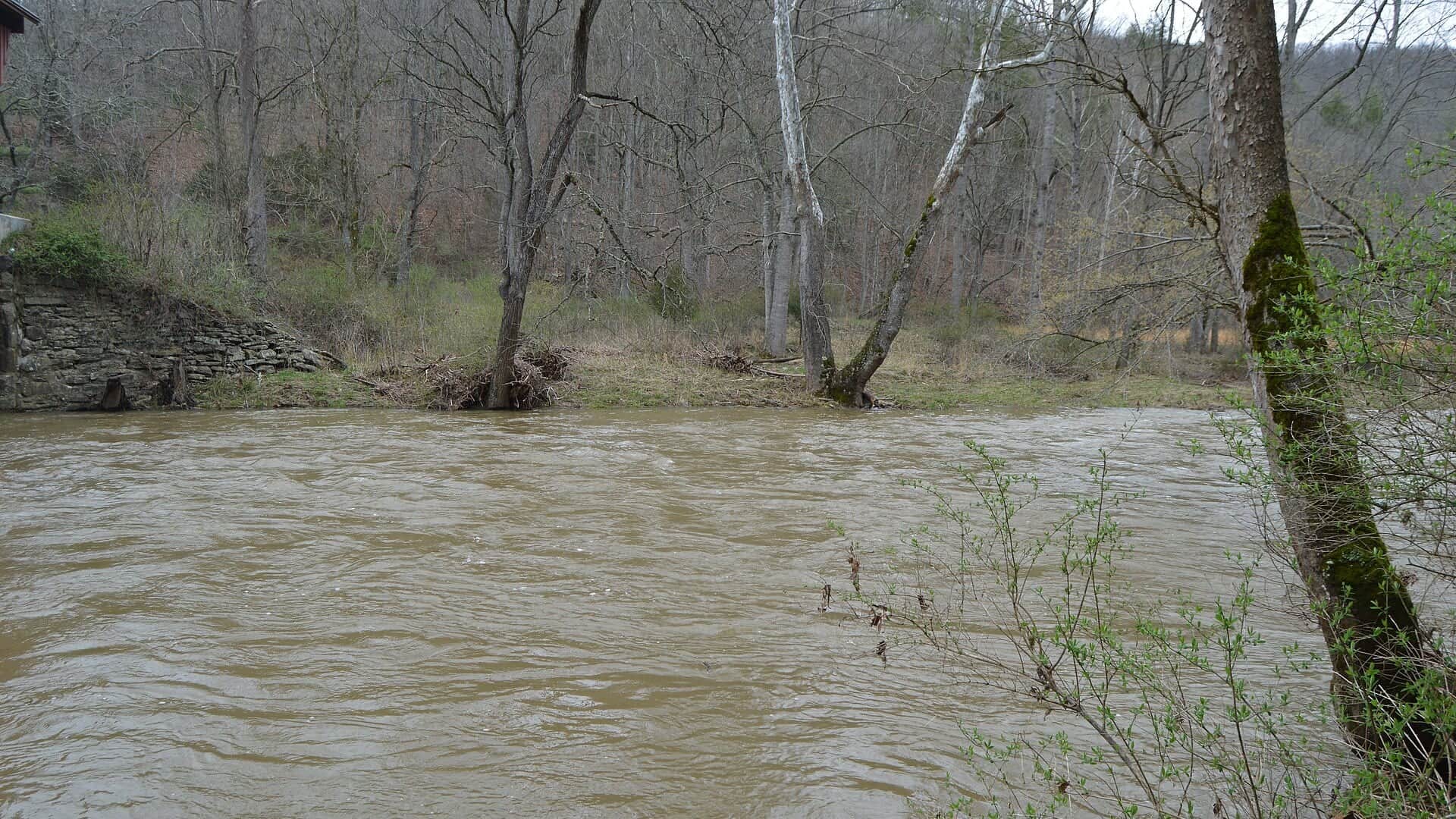 Second Creek water or watershed scenery in West Virginia