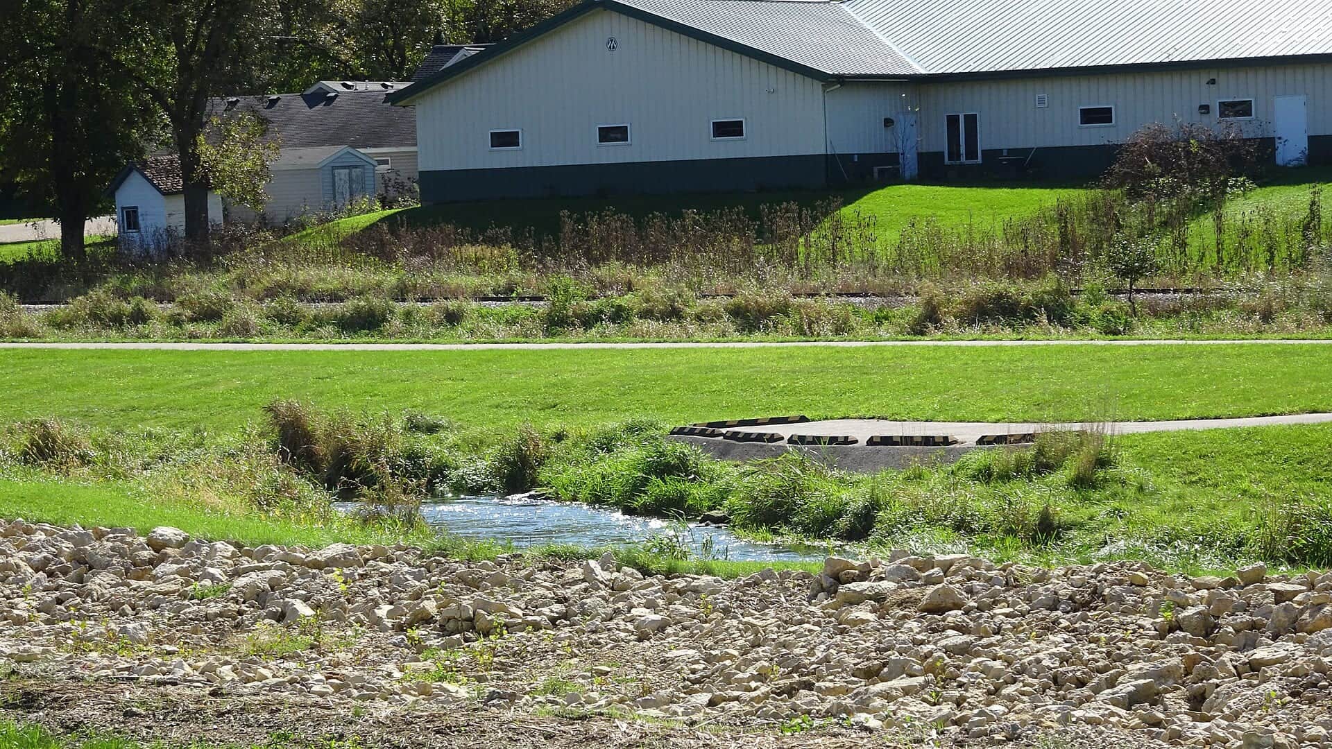 Black Earth Creek water or watershed scenery in Wisconsin