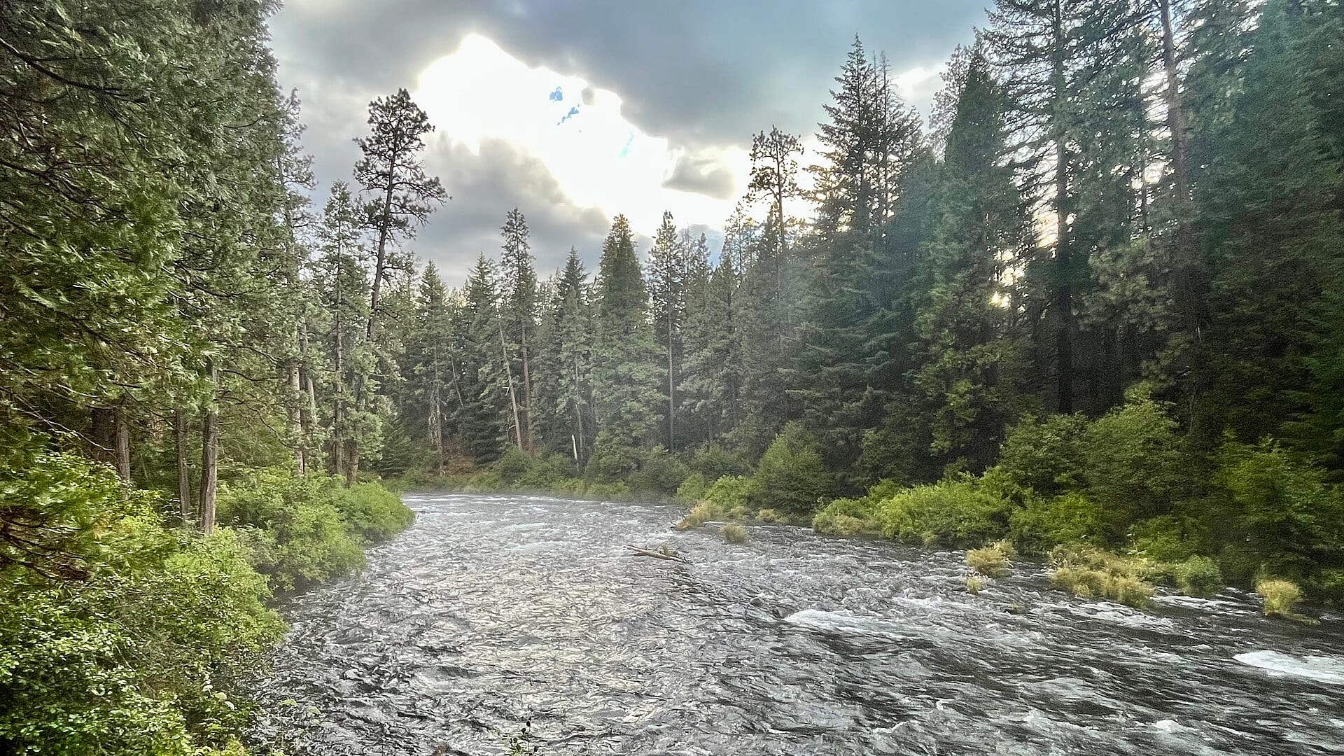 Metolius River water in Oregon