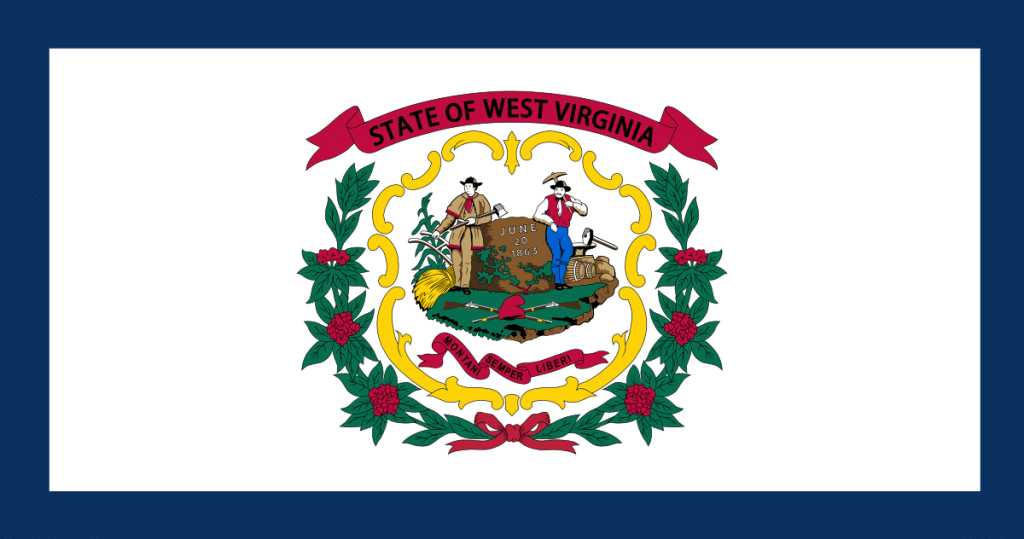 Flag_of_West_Virginia fly fishing